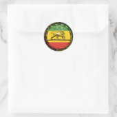 Rastagetriebe Reggae Lion von Judah Sticker (Tasche)
