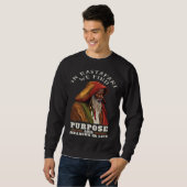 Rastaman Hermit Rasta Quote Rastafarian Reggae Sweatshirt (Vorne ganz)