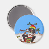 rastaman magnet (Vorderseite/Rückseite)