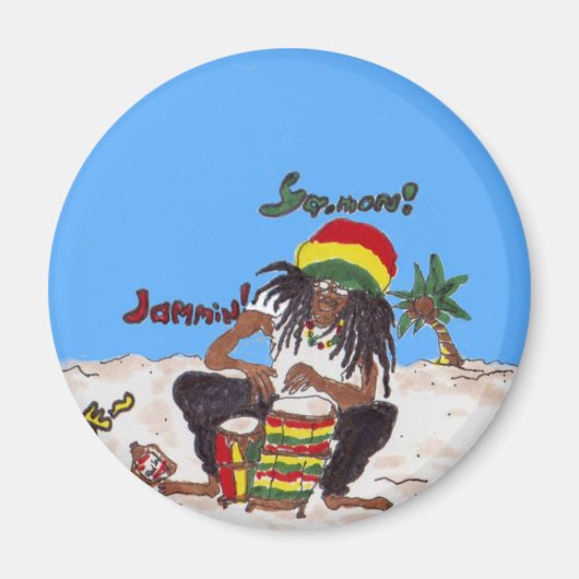 rastaman magnet (Vorne)