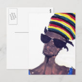 rastaman postkarte (Vorne/Hinten)