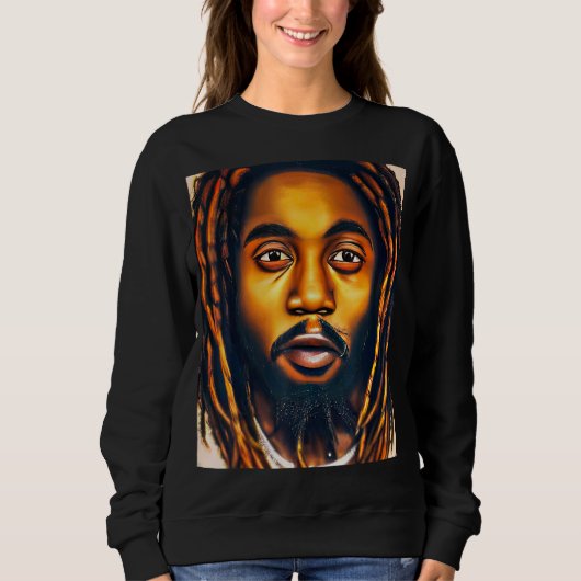 Rastaman Reggae Dub Jah Rasta design_14 Sweatshirt (Vorderseite)