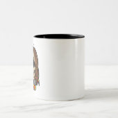 RASTA'S NOT DREAD! REGGAE ZWEIFARBIGE TASSE (Mittel)