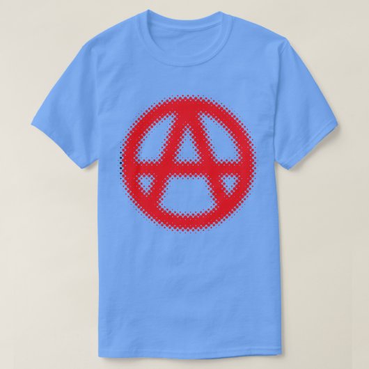 Raster Anarchy Sign T-Shirt (Design vorne)