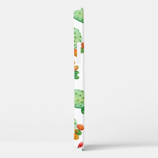 Raster Aquarell nahtlos Kaktus Set Hintergrund. Case-Mate iPhone Hülle (Rückseite / Rechts)