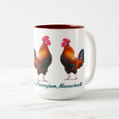 Raster Farm mit benutzerdefiniertem Aquamarinen Te Zweifarbige Tasse (VorderseiteRechts)