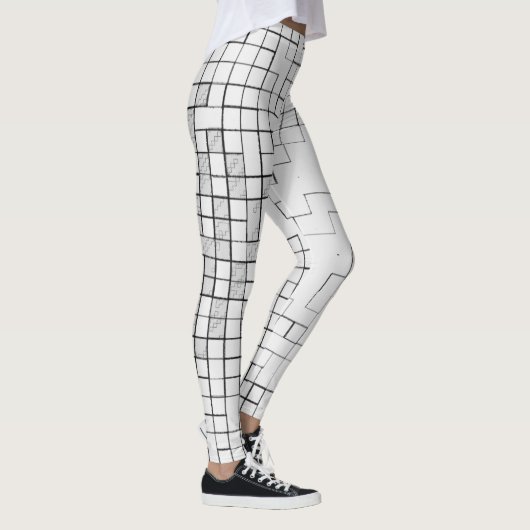 Raster gesperrt aus der ICN CODE-Kollektion Leggings (Rechts)
