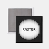 Raster Magnet (Vorderseite/Rückseite)