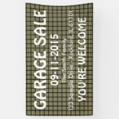 Raster nahtloses Muster schwarz + Backgr. Ideen Banner (Vertikal)