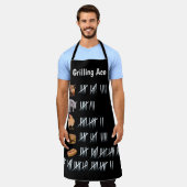 Raster Schürze (Getragen)