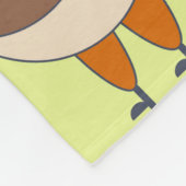 Raster und zwei Hühner, Eier, Blume, Haus, Zugmasc Fleecedecke (Ecke)