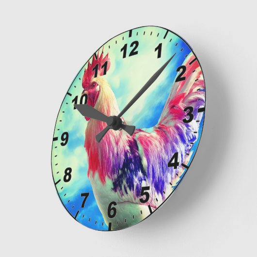 Raster-Wall-Uhr Runde Wanduhr (Winkel)