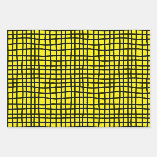 Raster-Wrapping-Papier Geschenkpapier Set (Vorderseite)