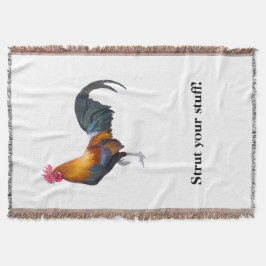 Rasterdecke mit der Aufschrift "Strut Your Stuff" Decke