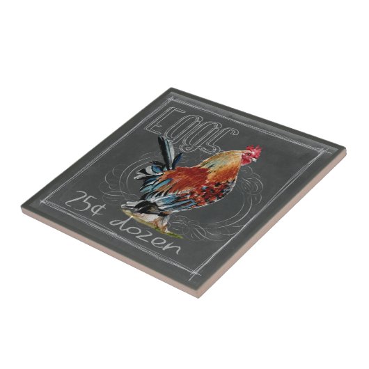 Rastereier auf der Tafel Fliese (Seite)