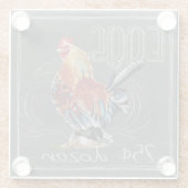 Rastereier auf der Tafel Glasuntersetzer (Rückseite)