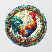 Rasterfensterklammer Fensteraufkleber (Blatt)