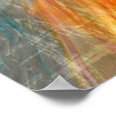 Rasterkrähen Poster (Ecke)