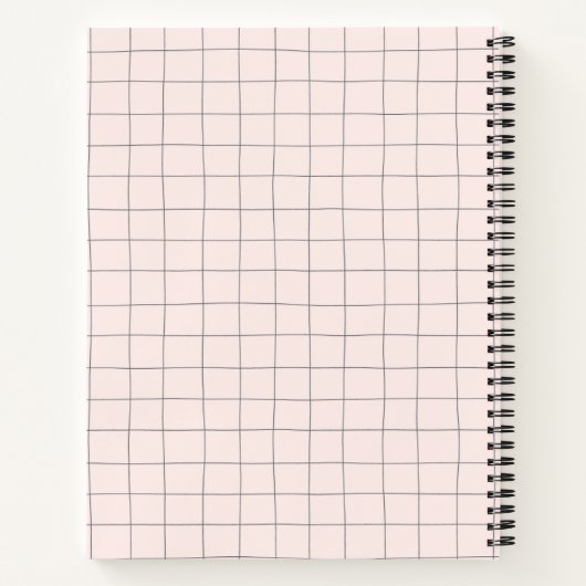 Rasterlinie Notizblock (Rückseite)