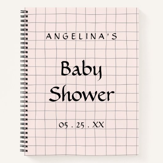 Rasterlinie Notizblock (Vorderseite)