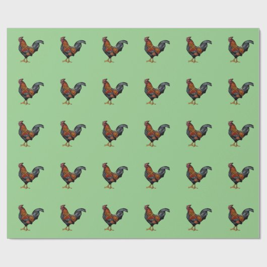 Rastermuster - Glossy Wrapping Paper, 30" x 6' Geschenkpapier (Flach)