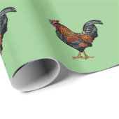 Rastermuster - Glossy Wrapping Paper, 30" x 6' Geschenkpapier (Rolleneckpunkt)