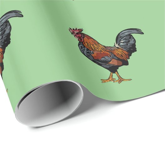 Rastermuster - Glossy Wrapping Paper, 30" x 6' Geschenkpapier (Rolleneckpunkt)