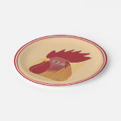 Rasterpapierplatte Pappteller (Schrägansicht)