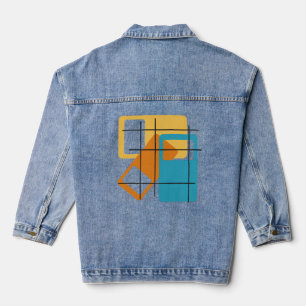 Rasterwinkel Jeansjacke