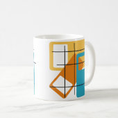 Rasterwinkel Kaffeetasse (VorderseiteRechts)