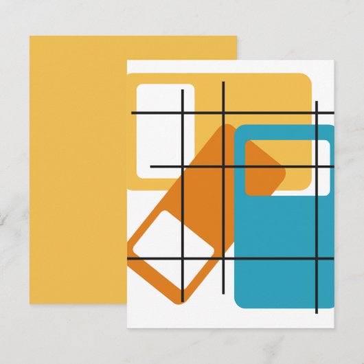 Rasterwinkel Mitteilungskarte (Vorne/Hinten)