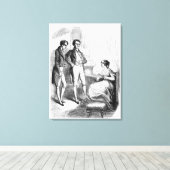 Rastignac führt Madame de Nucingen ein Leinwanddruck (Insitu (Holzboden))