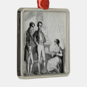 Rastignac führte zu Madame de Nucingen ein Ornament Aus Metall (Rechts)