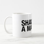 Rasur wie eine kaffeetasse (Links)