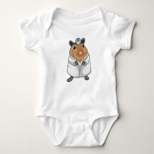 Rat als Doktor mit Doctor's Coat Baby Strampler
