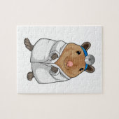 Rat als Doktor mit Doctor's Coat Puzzle (Horizontal)