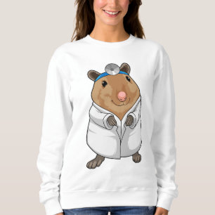 Rat als Doktor mit Doctor's Coat Sweatshirt