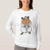 Rat als Doktor mit Doctor's Coat T-Shirt (Vorderseite)
