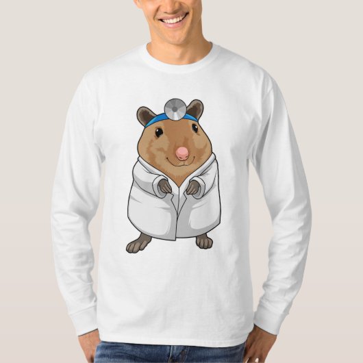 Rat als Doktor mit Doctor's Coat T-Shirt (Vorderseite)