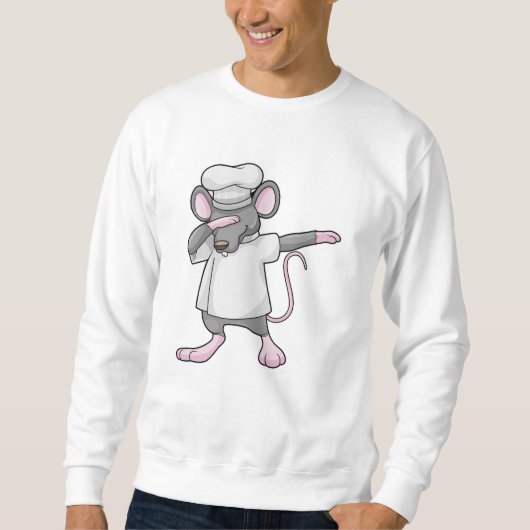 Rat als Koch auf Hip Hop Dance Dab Sweatshirt (Vorderseite)