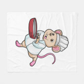 Rat als Koch mit Pan & Cooking Hut Fleecedecke (Vorderseite (Horizontal))