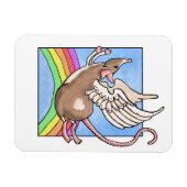 Rat Angel Magnet (Horizontal)