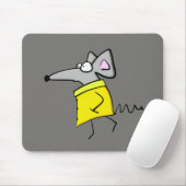 Rat auf dem Catwalk Mousepad (Mit Mouse)