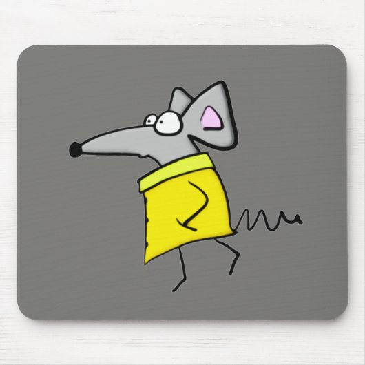 Rat auf dem Catwalk Mousepad (Vorne)