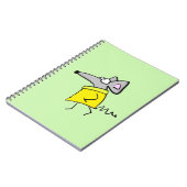 Rat auf dem Catwalk Notizblock (Linke Seite)