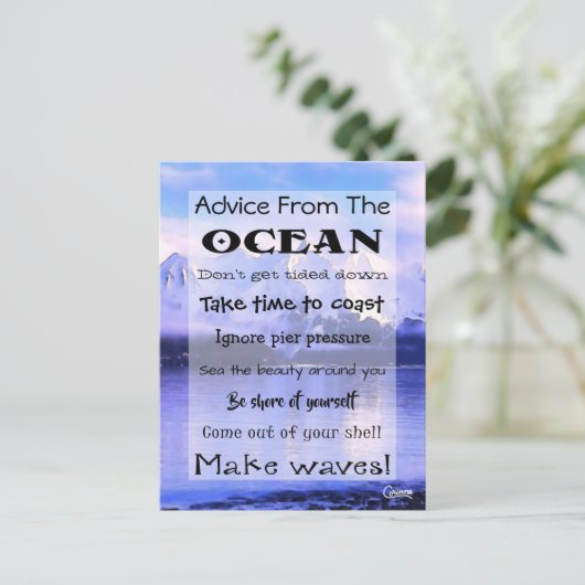 Rat aus dem Meer - Postkarte (Stehend Vorderseite)