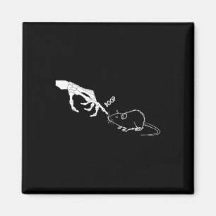 Rat Beängstigend Skeleton Hand Boop Spooky Hallowe Magnet