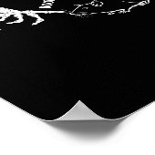 Rat Beängstigend Skeleton Hand Boop Spooky Hallowe Poster (Ecke)