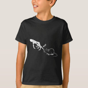 Rat Beängstigend Skeleton Hand Boop Spooky Hallowe T-Shirt
