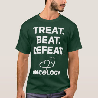 Rat Beat Defeat Oncology Nurses Doctors Staff T-Shirt